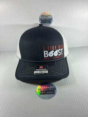 Richardson 112 Trucker Hat Black w/ White Mesh, Snapback,